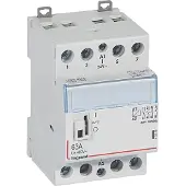 Legrand 412519 CX3 Schütz 24V 63A, 4 Schliesser, mit Handschalter