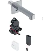 Geberit Brenta Waschtischarmatur, Ausladung 170mm, mit Mischer, Netzbetrieb, für UP-Funktionsbox, 116.272.21.1, Farbe: hochglanz-verchromt