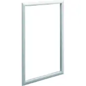 Hager FZ33B Blendrahmen, universZ, 3-feldig, RAL9010, für Schrankgröße 1100x800mm