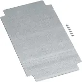 Hager UZ62M1 Montageplatte, universN, für Schrankhöhe 950mm, 2feldig