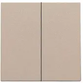 Züblin 157-31004 Abdeckung für elektronischen Doppelschalter oder Taster, champagne coa 15731004