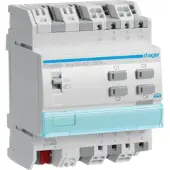Hager TYA604B Schalt-/Jalousieaktor 4/2fach KNX, 10A
