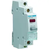 Hager SVN432 Taster 16A 2 Schließer 230V AC mit Leuchtmelder rot 1PLE
