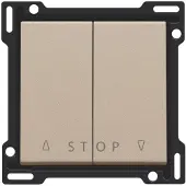 Züblin 157-65918 Abdeckung für Doppel Rollladentaster zur elektronischen Bedienung 15765918
