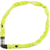 ABUS Kettenschloss 1200 Web – Zahlenschloss mit 3-stelliger Kombination – Kette aus gehärtetem Stahl – Leichtes Fahrradschloss mit Farbauswahl – Fahrradzubehör – 60 cm – Grün/Lime