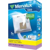 Menalux 1900, Staubbeutel, Weiß, Synthetisch, Jede Marke, AFK BS 2000W AFK PS 1600W.3 AFK PS 1600W.3, PS 1600W.3NE ALASKA VC 3000 AMICA VK 5011? 5014 ARIETE..., 5 Stück(e)