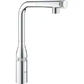 GROHE Essence SmartControl Küchenarmatur: Chrom glänzend, mit ausziehbarer Handbrause