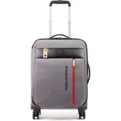 Piquadro Blade Handgepäcktrolley Ultra slim mit 4 Rollen grau