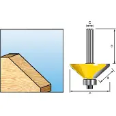 Makita Fräser Winkelkanten 6mm - D-09488