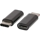 Nedis Valueline VLCP60910B, USB-C, USB Micro-B, Schwarz