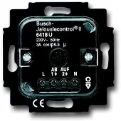 Busch-Jaeger BUSCH JAEGER 6418 U - Auslöser Rollo/Jalousie - Unterputzmontiert - 2 Kanäle - IP20 - Schwarz - CE