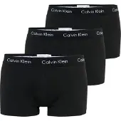 Calvin Klein Trunk "Trunk 3 PACK", Herren, Gr. XL, 3 Stk., schwarz, Obermaterial: 95% Baumwolle, 5% Elasthan, UNDERWEAR, Unterhosen Trunk, mit Logo-Stretchbund, Topseller
