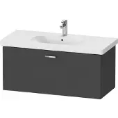Duravit Waschtischunterbau XBASE 1 Auszug 448x1000x458mm graphit matt