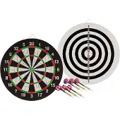 KRF Flock With 6 Darts 45 Cm Dartscheibe