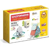 Clics Toys Magnetischer Bausatz - Magformers Animals 40 Teile