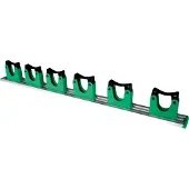 Unger Hang Up Allzweckgerätehalter, Für Besen, Mopphalter und Teleskopstangen, 6 Halter / Länge: 70 cm