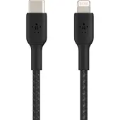 Belkin CAA004BT2MBK, 2 m, Lightning, USB C, Männlich, Männlich, Schwarz