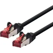 LOGON TCR66SS070BL, 7 m, Cat6, SF/UTP (S-FTP), RJ-45, RJ-45, Schwarz