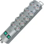 Brennenstuhl Primera-Line Steckdosenleiste 10G 10 Fach Steckdosenleiste 2m mit 2
