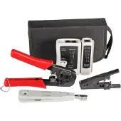 EFB Elektronik EFB 39919.1 Werkzeugset Netzwerktechnik 4-teilig, mit Tasche 399191