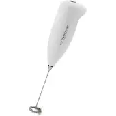 Esperanza EKF001W, Handheld electric milk frother, Weiß, Edelstahl, Tasten, Akku, AA