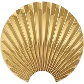 AYTM Haken Concha, goldfarben, Wanddekoration, Höhe 11,5 cm