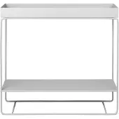 Ferm Living Pflanzgefäß Plant Box hellgrau Two-Tier 80x75x25 cm