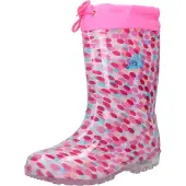 Lico Uni Kinder Power Blinky Gummistiefel, Pink/ Rosa/ Türkis, 32 EU