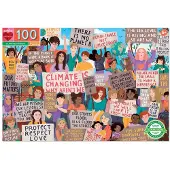 Eeboo Puzzle Protest für den Klimaschutz 100 Teile