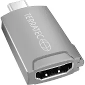Terratec CONNECT C12, USB Type-C, HDMI, Grau