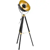 Eglo Stehlampe Covaleda m. Dreibeingestell schwarz/gold