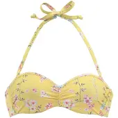 Sunseeker Bügel-Bandeau-Bikini-Top "Ditsy" mit Häkelkante