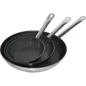 CombiSteel Bratpfanne aus Edelstahl und Tevlon Ø320