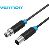Vention BBFBJ, XLR, Stecker, XLR, Stecker, 5 m, Schwarz