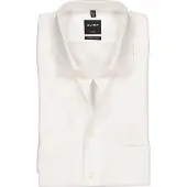 Olymp Businesshemd "Luxor modern fit", Herren, Gr. 38, N-Gr, beige, Web, Obermaterial: 100% Baumwolle, tailliert, Hemden Businesshemd, Kentkragen, bügelfrei