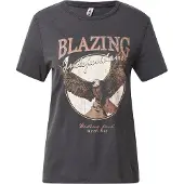 ONLY T-Shirt Lucy 15215721 Schwarz Regular Fit 38