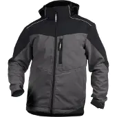 Dassy -300336 Softshelljacke Jakarta Gr. L zementgrau/schwarz