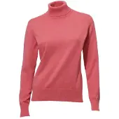 HEINE Rollkragenpullover "Rollkragen-Pullover", Damen, Gr. 34, orange (koralle), 100% Baumwolle, unifarben, Pullover Rollkragenpullover