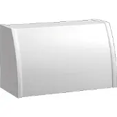 Hager FZ444N Kabelrangierkanal, 4-feldig, aufsteckbar, H x B x T176 x 1050 x 135mm, RAL9010