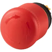 Eaton 263467 NOT-HALT-/NOT-AUS-Taste, RMQ-Titan, Pilzform, 38 mm, unbeleuchtet, Drehentriegelung, rot, gelb, RAL 3000 M22-PVT - 5 Stück