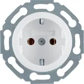 Berker Hager 474520, Typ F, Weiß, Duroplast, Kunststoff, 250 V, 16 A, 50 - 60
