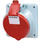 MENNEKES 3072 Anbaudose schraeg, 16A4p 6h400V, IP44