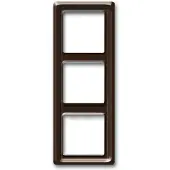 Busch-Jaeger 2103-31 Abdeckrahmen 3-fach braun - Allwetter 44 (IP44) 2CKA001730A0279 210331