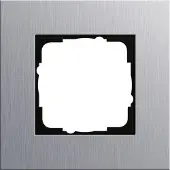 Gira Esprit, Aluminium, Aluminium, Schraubenlos, 95 mm, 95 mm, 9,85 mm