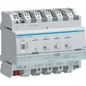Hager TXA663A, Dimmerauslöser, DIN-Schienenmontage, 3 Kanäle, Weiß, 300 W