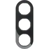 Berker 10132045, Schwarz, Thermoplast, Schraubenlos, , Glänzend, R.Classic