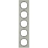 Berker 10152204, Schwarz, Edelstahl, Edelstahl, Schraubenlos, , Glänzend, R.3