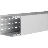 Hager HA7100100 Verdrahtungskanal aus PC/ABS halogenfrei HA7 100x100mm lichtgrau - 2 Meter