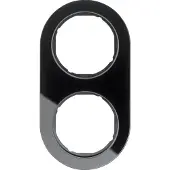 Berker 10122016, Schwarz, Schraubenlos, , Glänzend, 1 Stück(e)