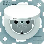 Hager 47512089, Typ F, Weiß, Kunststoff, Thermoplast, 250 V, 16 A